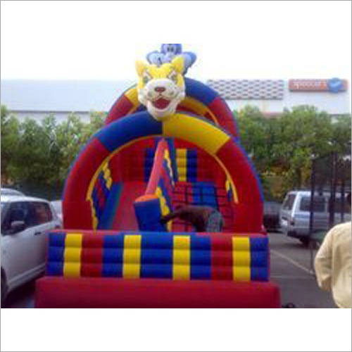 Bouncy Castle - PVC, 7x8 Inch | Eco Friendly, Attractive, Decorative, Safe for Kids with Easy Transport and Inflatable Design