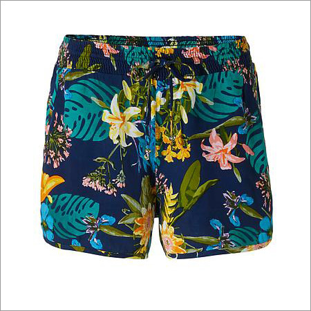 Ladies Digital Print Shorts