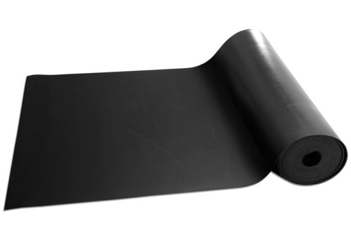 Black Plain Neoprene Rubber Sheet