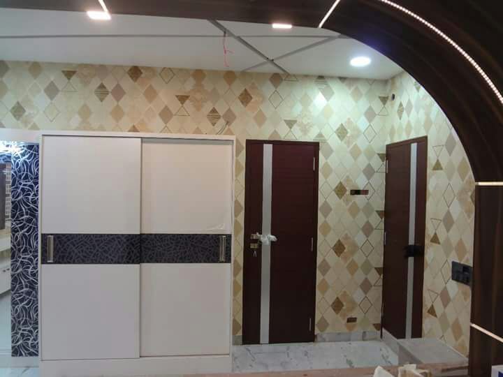 Bedroom Designing Services - Wood, Metal, Glass | Customizable Dimensions, Modern Matte Finish, Led Lighting, Quality Decorative Materials