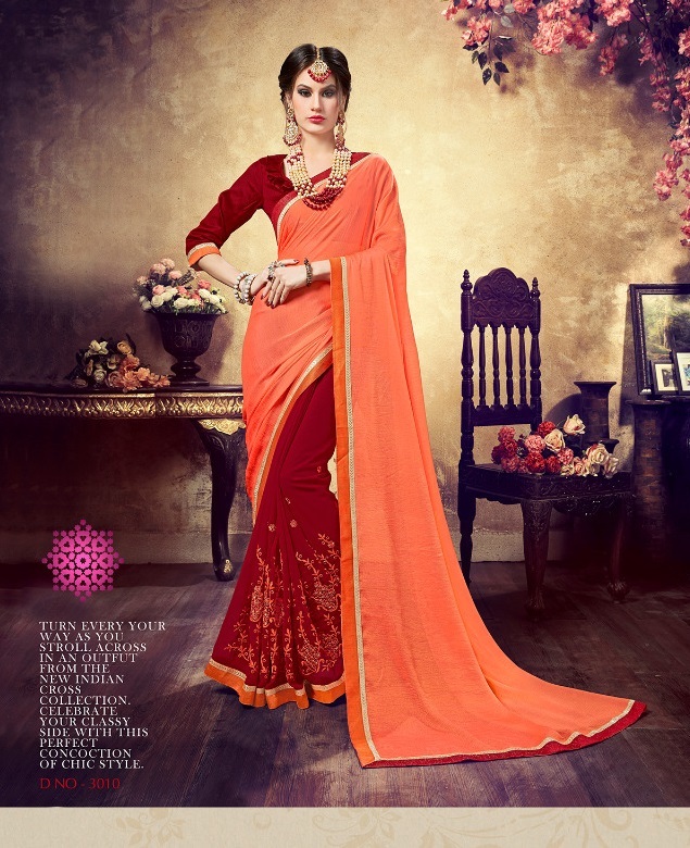 Multi Georgette Saree