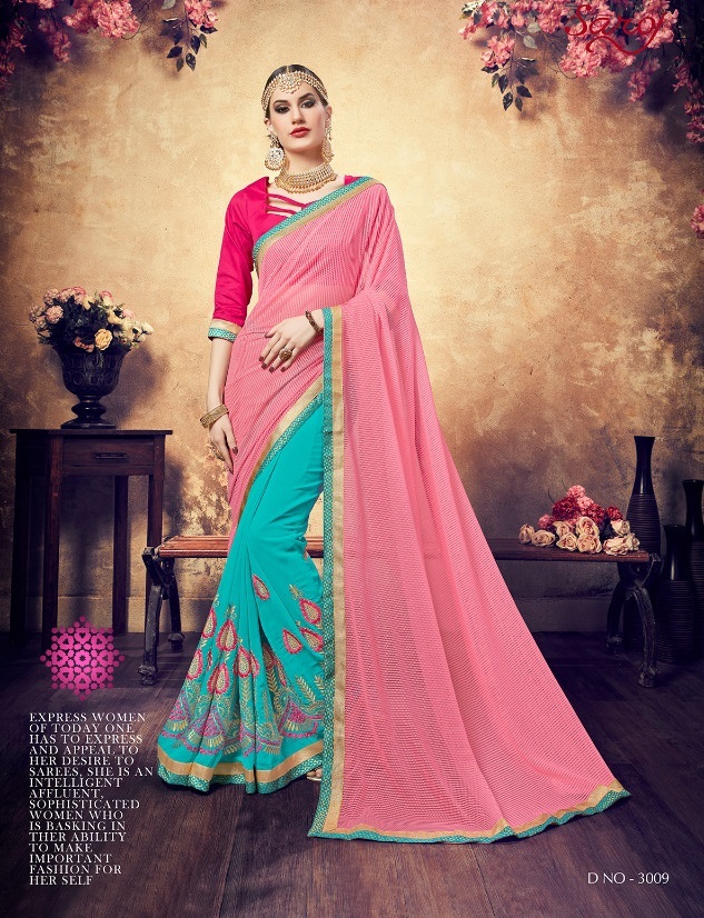 Multi Georgette Saree