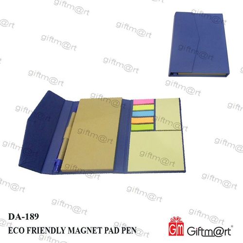 मैग्नेटिक इको फ्रेंडली मेमो पैड साइज़: 16x11 Cm