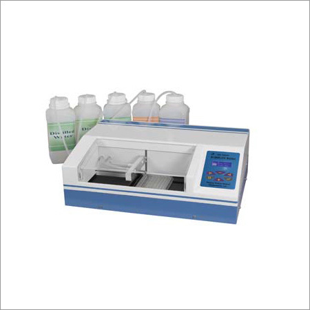 Microplate Washer - Polystyrene, 96 Wells | Programmable Wash Cycles, Precise Liquid Dispensing, Adjustable Temperature Control, Leak-proof Safety Features