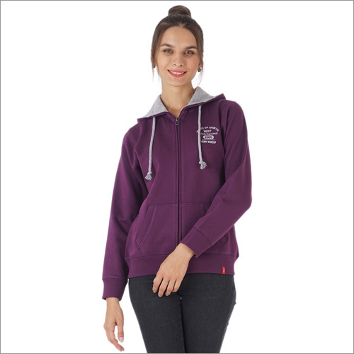 Purple Girls Designer Sweatshirt
