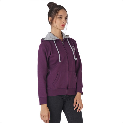 Purple Girls Designer Sweatshirt