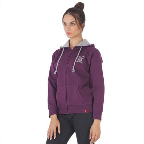 Purple Girls Designer Sweatshirt
