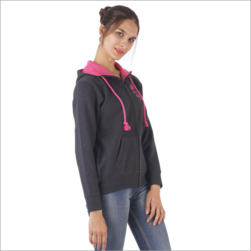 Black Ladies Fancy Sweatshirt
