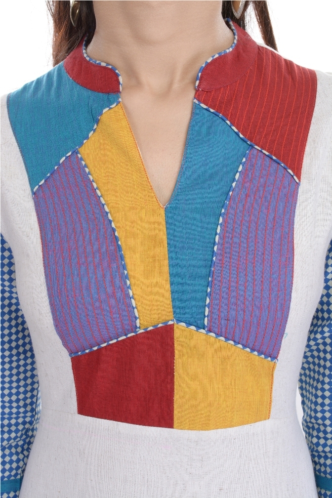 White Ladies Cotton Kurtis