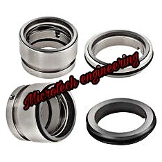 Wave Spring Seals - Carbon, Silicon Carbide, Tungsten Carbide, Stainless Steel 304, 316 | Compact Design, High Strength, No Sticking or Clogging, Operating Range Up to +250°C