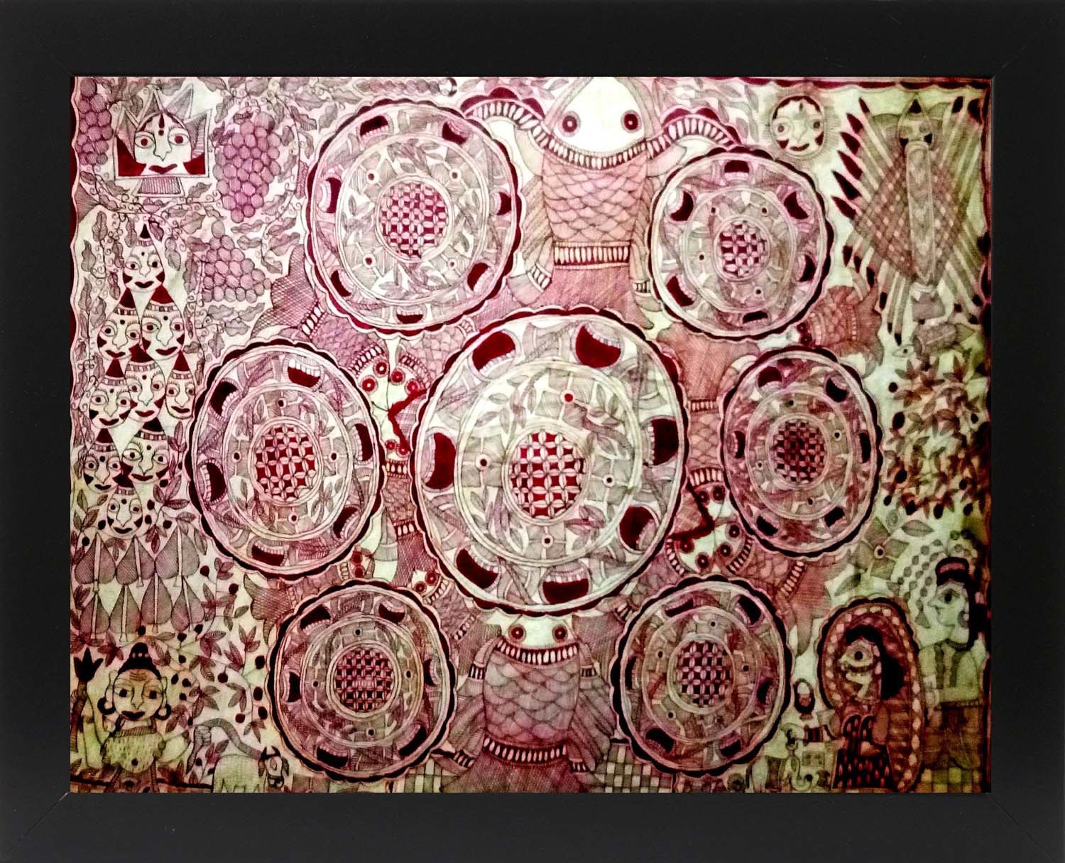 Mithila Kohbar Painting