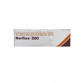 Norflox Norfloxacin 200Mg Tablets External Use Drugs