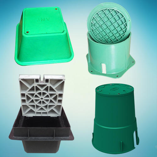 Earth Pit - High-Grade Plastic, Varies by Model, Green Black | UV Resistant, IP55 Rated, Bolted Connection, Ground-Mounted, Overheating Protection