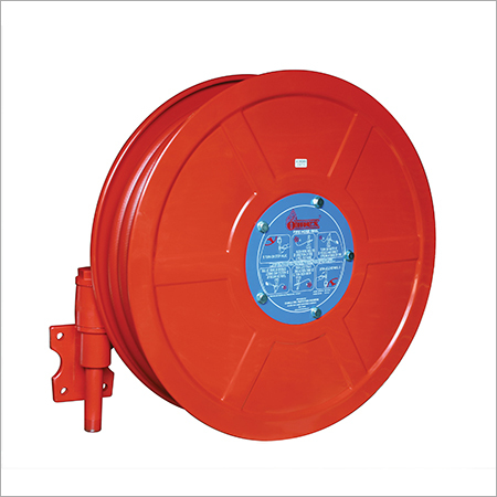 Hose Reel Drum - Mild Steel, Max Cable Length: 10-15, Red Color | Industrial Application