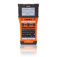 Brother PT-E550WVP - Label Printer with 125.8x94.1x249.9 mm Dimensions, Orange Color | Auto Cutter, Multi-Block Printing, USB and Wireless LAN Connectivity, High Efficiency, 180 dpi Print Resolution