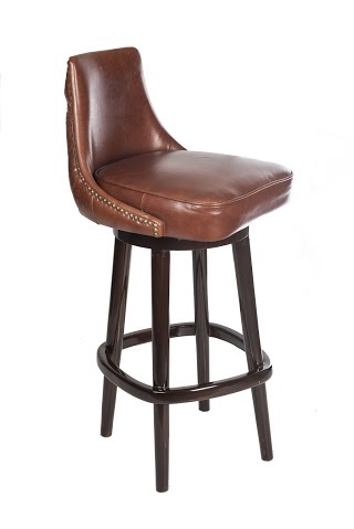चमड़े का बार स्टूल