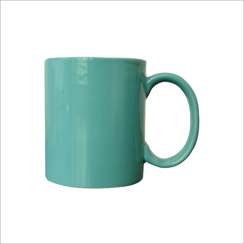 C Handle Coffee Mug - Ceramic, 11oz, Teal | Durable, Easy to Hold, Gifting Option