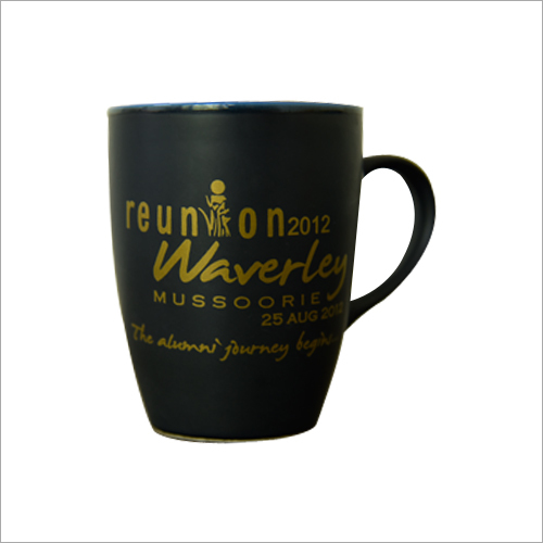 Matte Black Coffee Mug - Ceramic, 3.75" H x 3.5" D, Matte Black | Dishwasher Safe, Customizable, Durable Design
