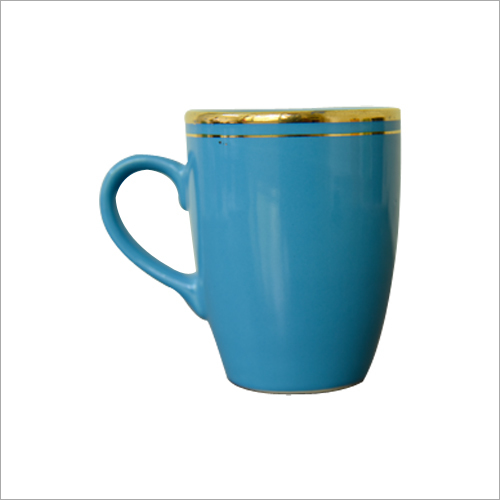 Blue Coffee Mug - Ceramic, 11 oz, Sky Blue | Durable, Heat Resistant, Comfortable Grip, Gift Suitable