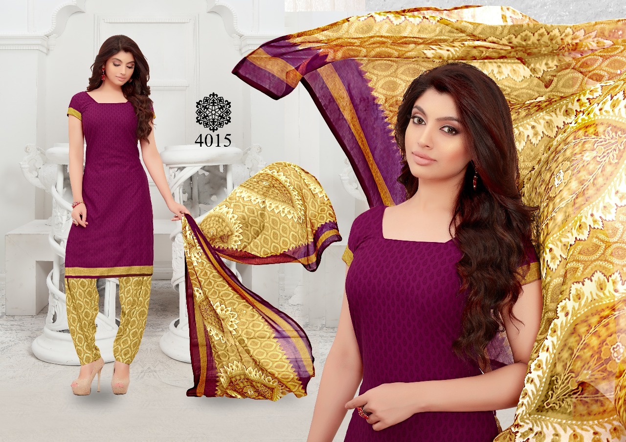 American Creap With Chiffon Dupatta With Lace Border Apsara Vol-4 By Arishta Fashion