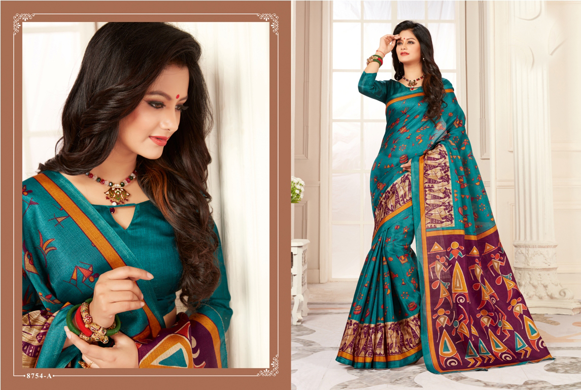 Khadi Saree - Khadi Silk, 5.5 Meters, Bust 44 Cm, Hip 46 Cm, Waist 36 Cm | Elegant Design, Eco-friendly, Anti-wrinkle, Breathable, Quick Dry