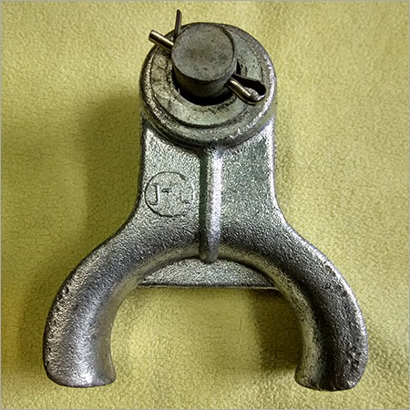 T&C Clamp - Mild Steel, Triangular Shape, Silver | 12 Month Warranty, Pole Line Fittings