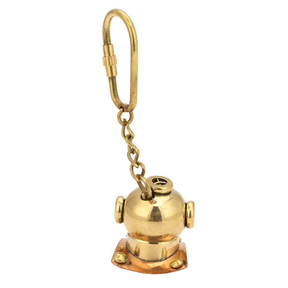 Brass Key Chains - High Grade Brass, Variable Sizes & Designs | Durable, Polished Finish With Elegant Key Holder And Versatile Chain Length