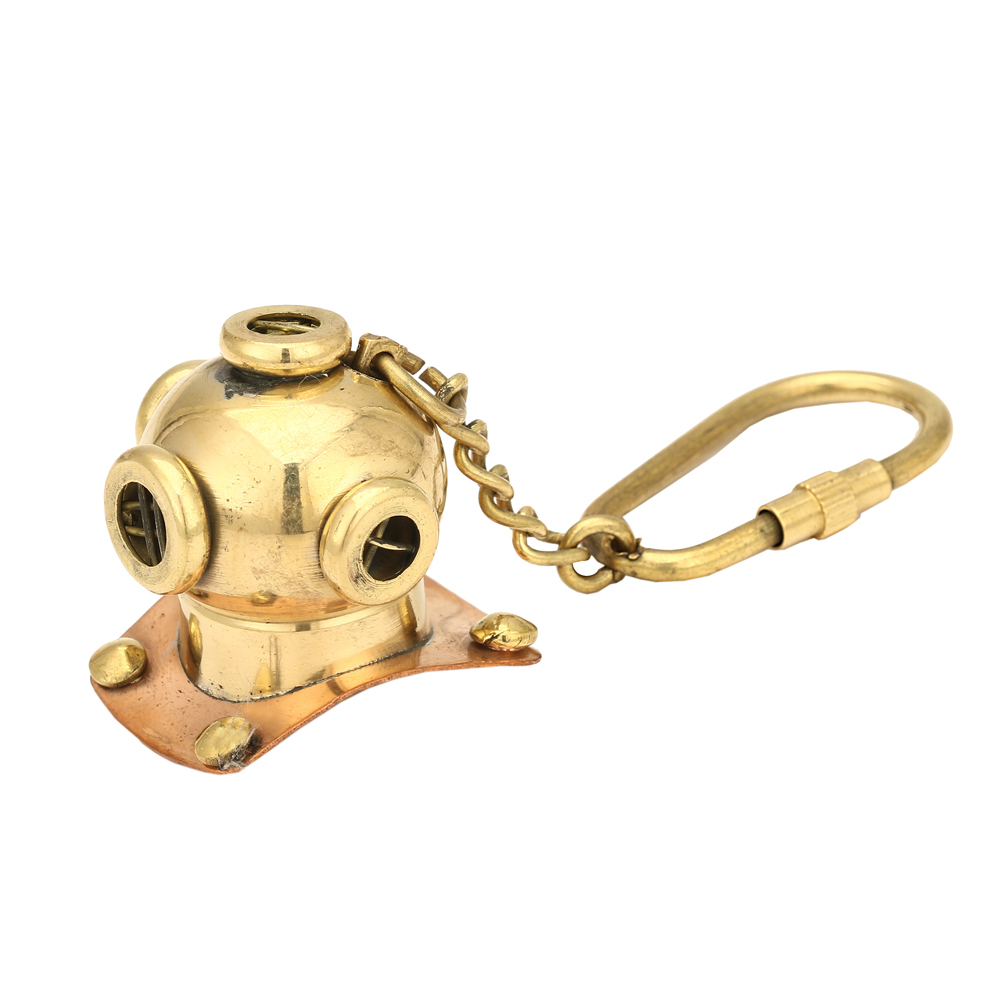 Brass Key Chains - High Grade Brass, Variable Sizes & Designs | Durable, Polished Finish With Elegant Key Holder And Versatile Chain Length