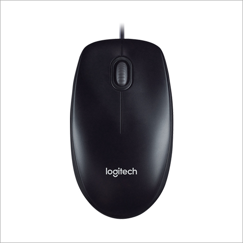 Wireless Optical Mouse - Pvc, Comfortable Design, Black Color, Usb Interface | Three Button Input For Home & Office Use, Right-handed Orientation