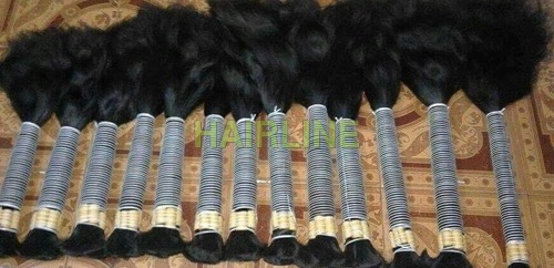 Remy Singele Drawn Bulk Natural Hair