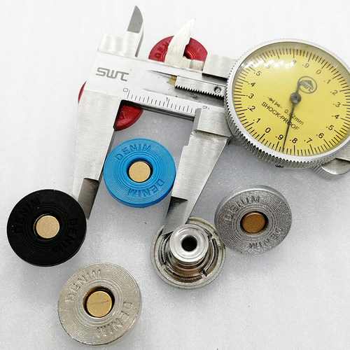 As Picture 17mm Spraying Oil Paint Two Parts Combination Active Bottom Alloy Button