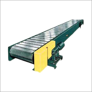 Industrial Slat Chain Conveyor - Steel, Customizable Length & Width | Double-Slat Design, Gear Motor Drive System, Variable Speed, Up to 1000 kg Load Capacity