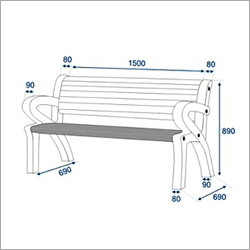 Hand Rest Rcc Bench