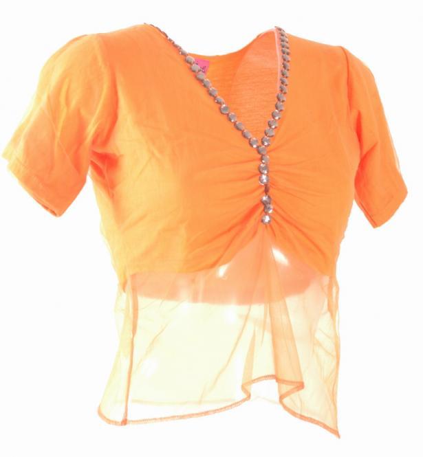 Belly Dance Top - Polyester Fabric, Size Large | Black Color, Versatile For Rainy, Spring, Summer, And Winter Seasons
