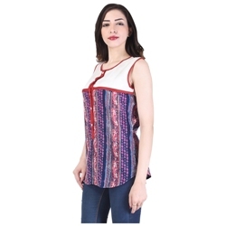 Ethnic Rayon Kurti - Cotton, Medium To Xxl Sizes, White Color | Casual And Formal Style, Summer Wear, Breathable And Washable
