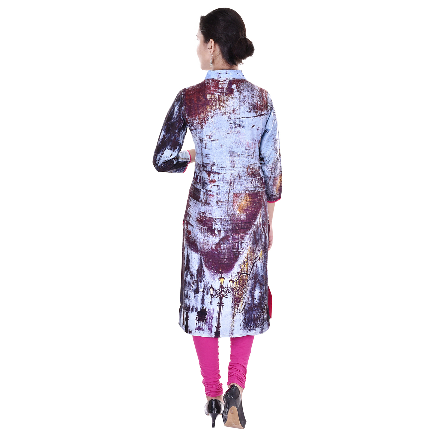 Digital Rayon Kurti Bust Size: 36