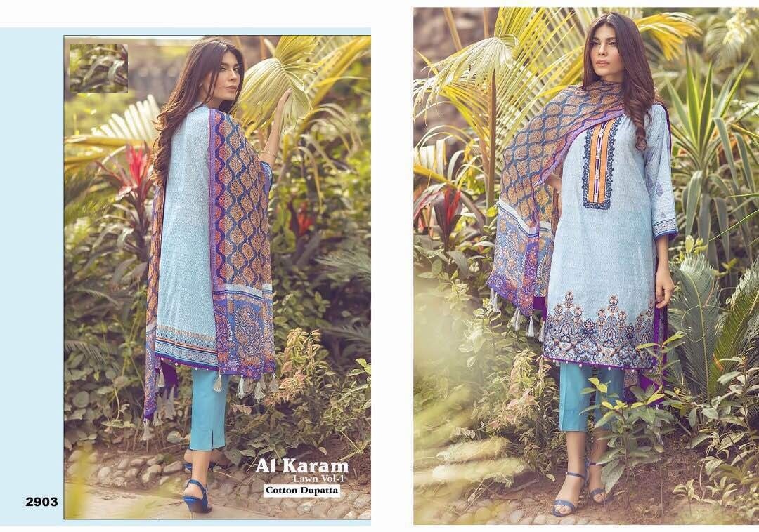 Cambric Cotton Printed Suit