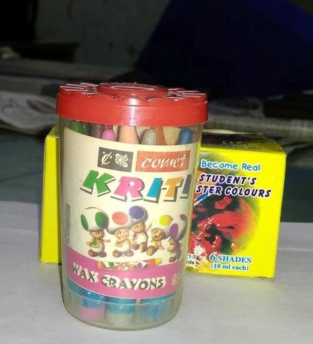  चिकना और चमकीले रंग का वैक्स क्रेयॉन
