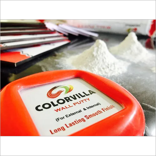 White Cement Based Wall Putty - 25 kg Bags | Interior & Exterior Application, 24 Hour Drying Time, 1 sq m Coverage per kg, Pure White Color
