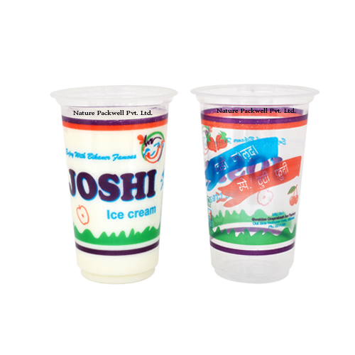 Clear Cold Drink Disposable Glass