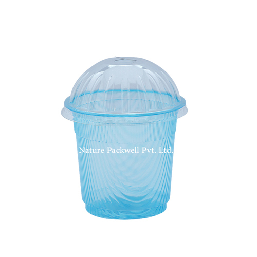 Blue Juice Disposable Glass