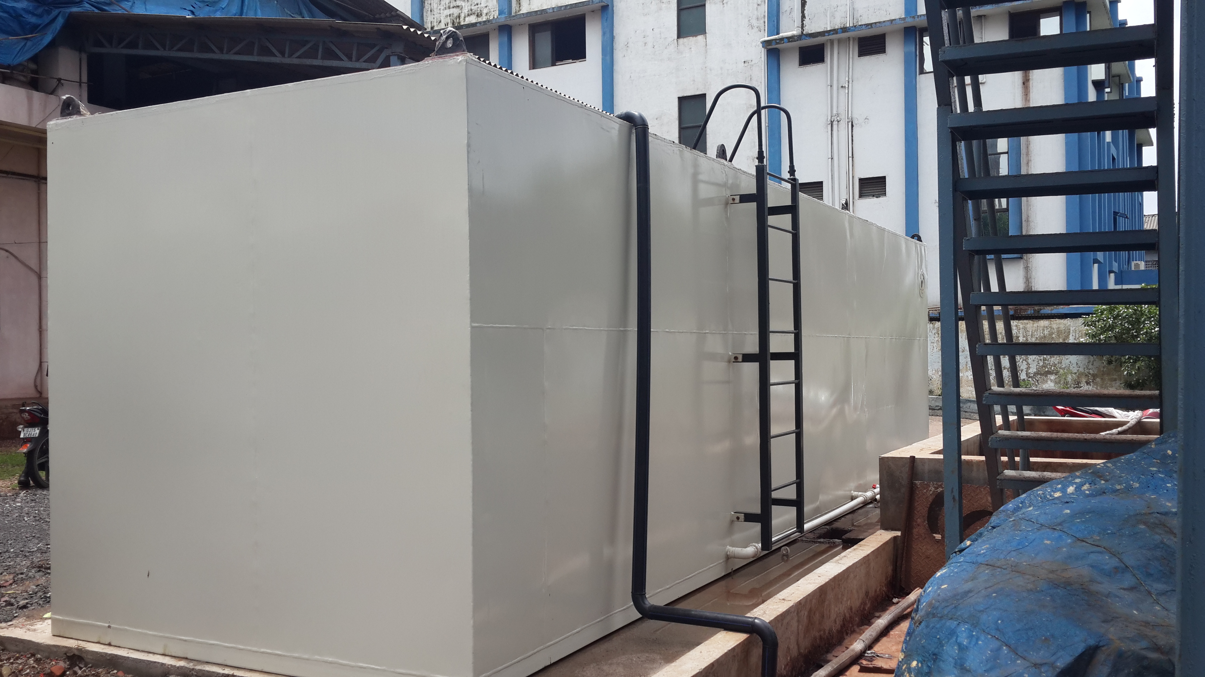 Epoxy Painted Modular Sewage Treatment Plant