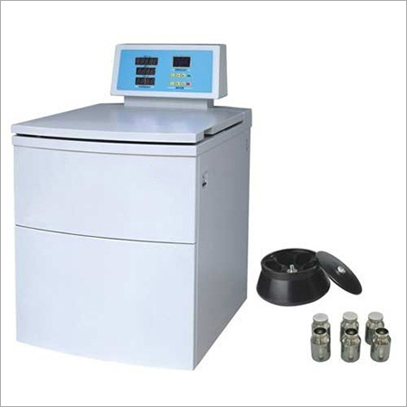 Blood Bank Component Centrifuge - Stainless Steel, 850 x 960 x 970 mm, White | 4200 RPM Speed, 6000 RPM Basket Speed, 280 kg Weight, 1-Year Warranty
