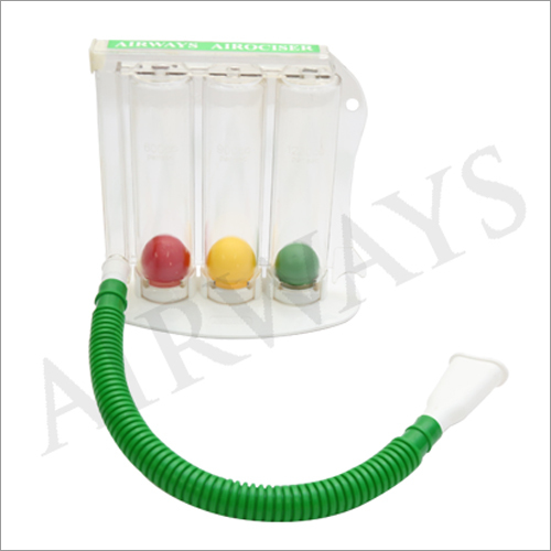 Green Airociser 3 Ball Spirometer