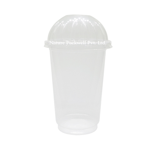 Clear Plastic Disposable Glass