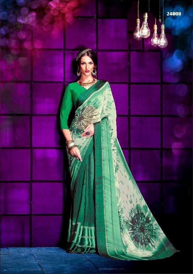 Multi Printed Saree