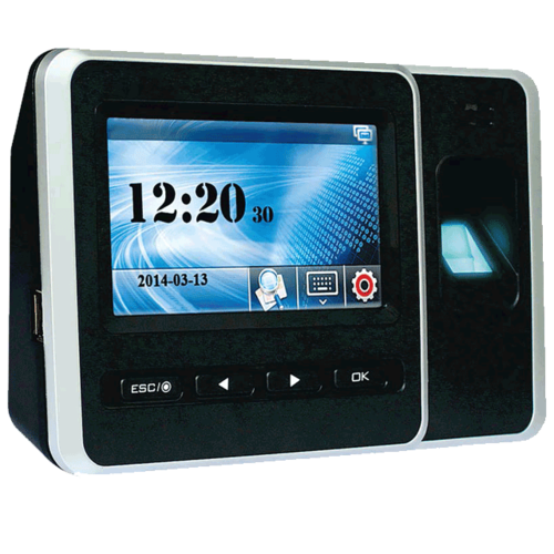 TPad 80 Biometric Attendance Recorder - 4.3 inch Color Display, 3,000 Fingerprint Users | USB Link, RS485 Communication, Built-in Voice Indicator, 1 Year Warranty