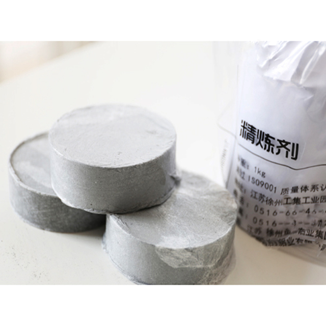 Grain Refiner - Sodium Chloride & Calcium Chloride, 0.2-200mm Thickness & 10-100mm Width, Grey | Efficient De-gas, Slag Removal, Low Smoke