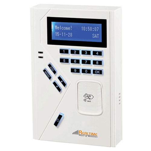 T16C Realtime Biometric System - Attendance Recorder , 10,000 Card & Password Users, 32-bit CPU, Multi-Device Support, Monochrome Touch Keypad Display, TCP/IP & USB Communication, Tamper Detection, Multi-Language Support, 1-Year Warranty