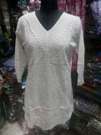 White Cotton Kurti